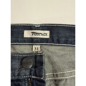POSTAGE Mens Jeans Dark Wash Denim Size 31 Made in USA Button Fly